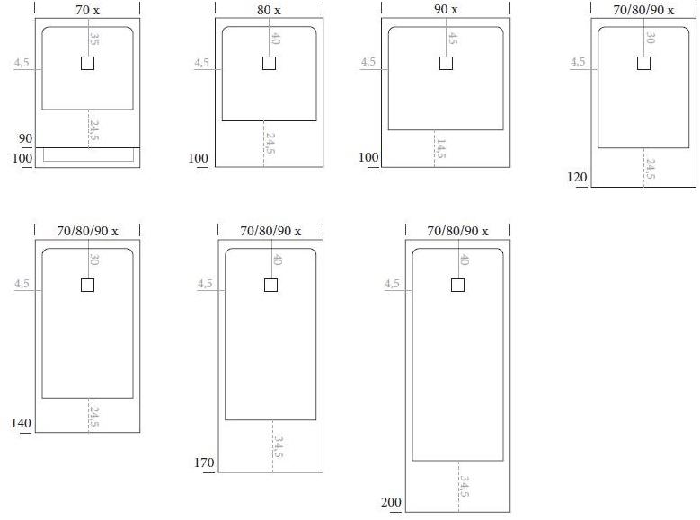DISENIA Прямоугольный душевой поддон заподлицо из technogel® sun-id-1455127 - Вид №5