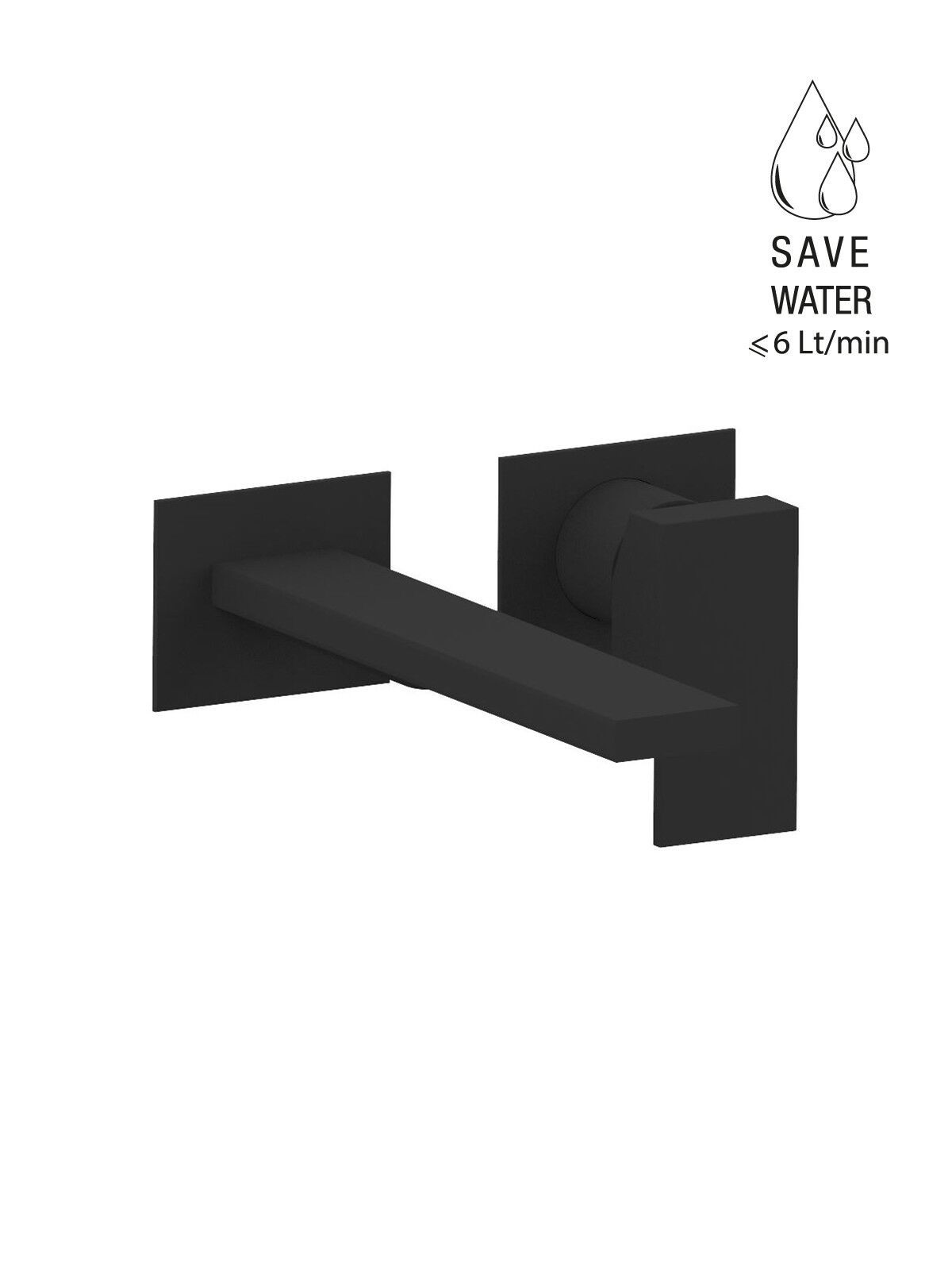 Настенный смеситель для раковины с ограничителем расхода Rubinetterie Frattini Vita Due ARCH-00078238 - Вид №7