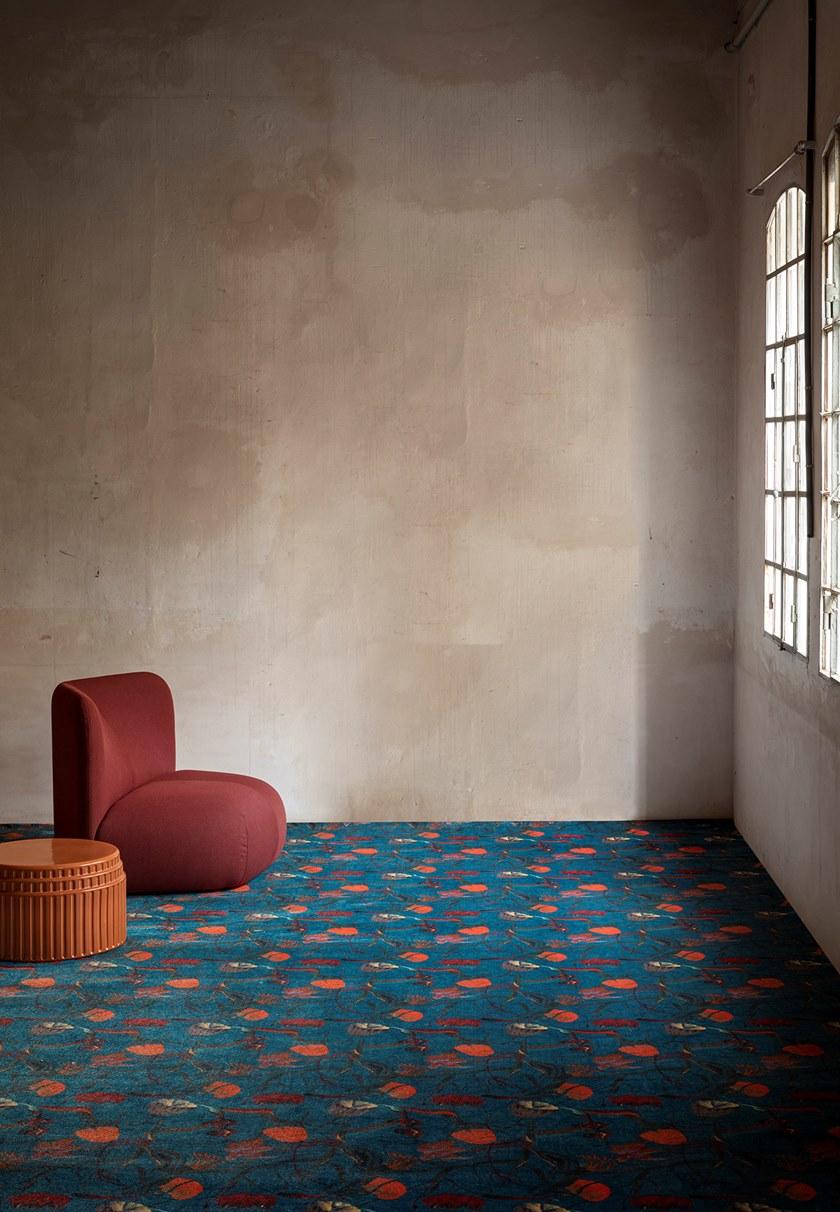 Ковер из полиамида с цветочными мотивами Diva Santreyd sun-id-1360647 - Вид №1