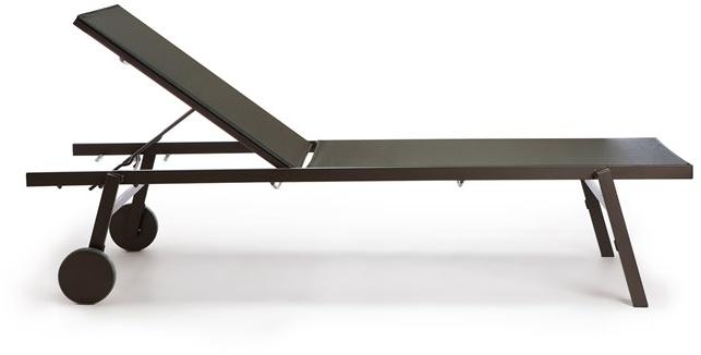 Vermobil Садовый шезлонг штабелируемый из текспласта на колесиках Sofy Sf413 - Вид №1