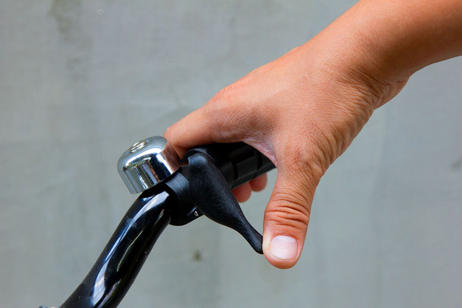 QLX20009-BK Звонок велосипедный bird, черный Qualy  - Вид №1