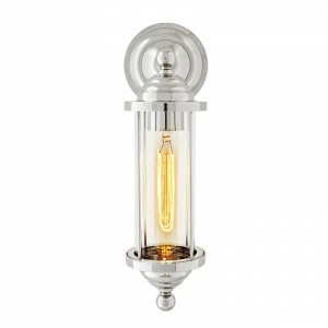 Светильник настенный серебристый Clayton Chrome KM0816W-1 DELIGHT COLLECTION  00-3882871 Серебро