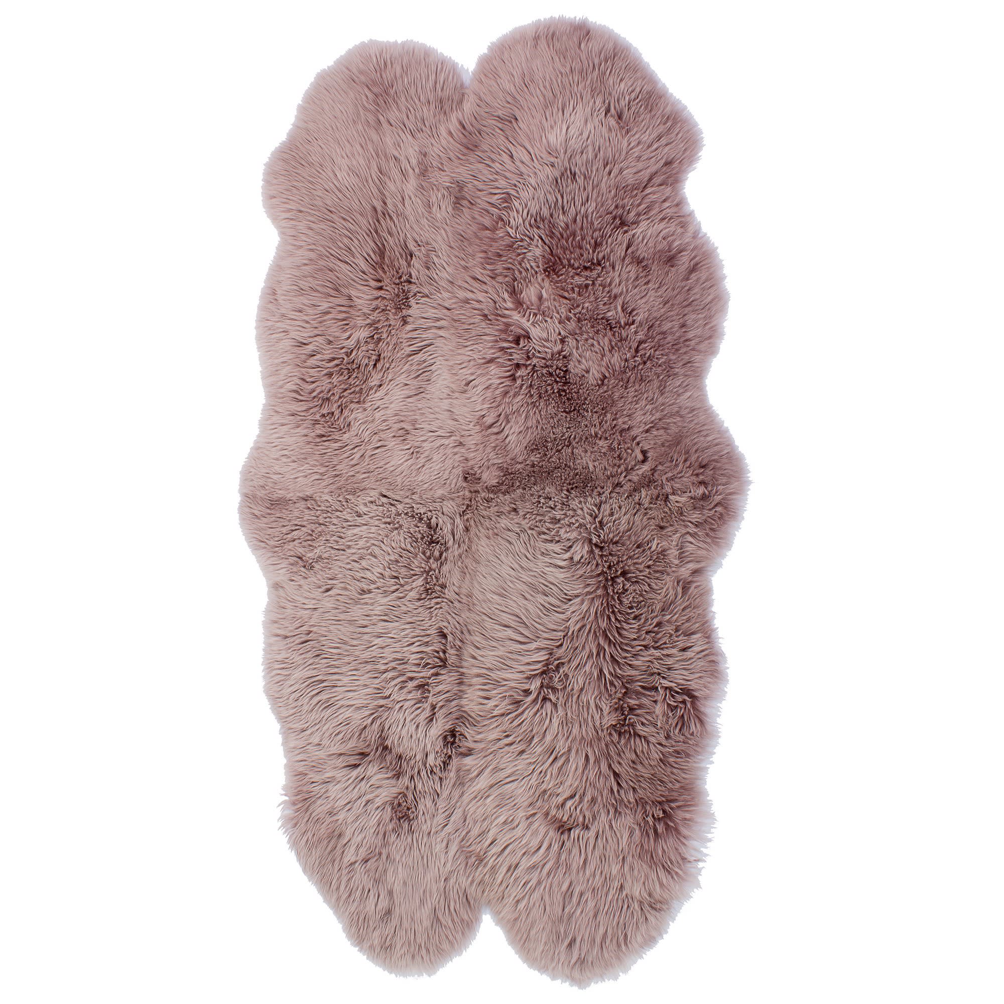 11730551 Шкура овечья четверная 1.85x1.05 м цвет серый Santreyd 