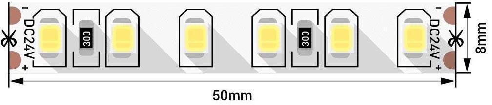 003272 Светодиодная лента 9,6W/m 120LED/m 2835SMD нейтральный белый 5M SWG SWG2120