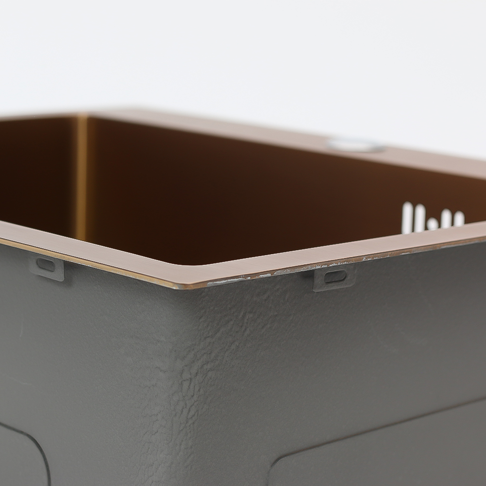 Мойка D5343HC MELANA ProfLine 3,0/220 БРОНЗА врезная прямоугольная D5343HC D5343HC бронза - Вид №7