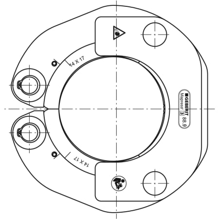 90798 Обжимное кольцо Geberit Mapress [2XL]/[3] Geberit  - Вид №3