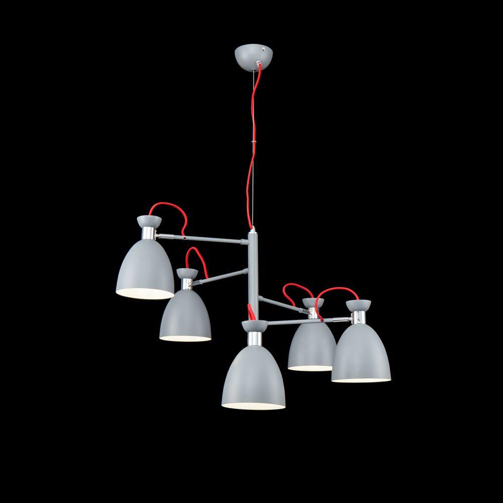 Подвесная люстра Freya Arnod FR5005PL-05GR FREYA ARNOD 220529 Серый  - Вид №1