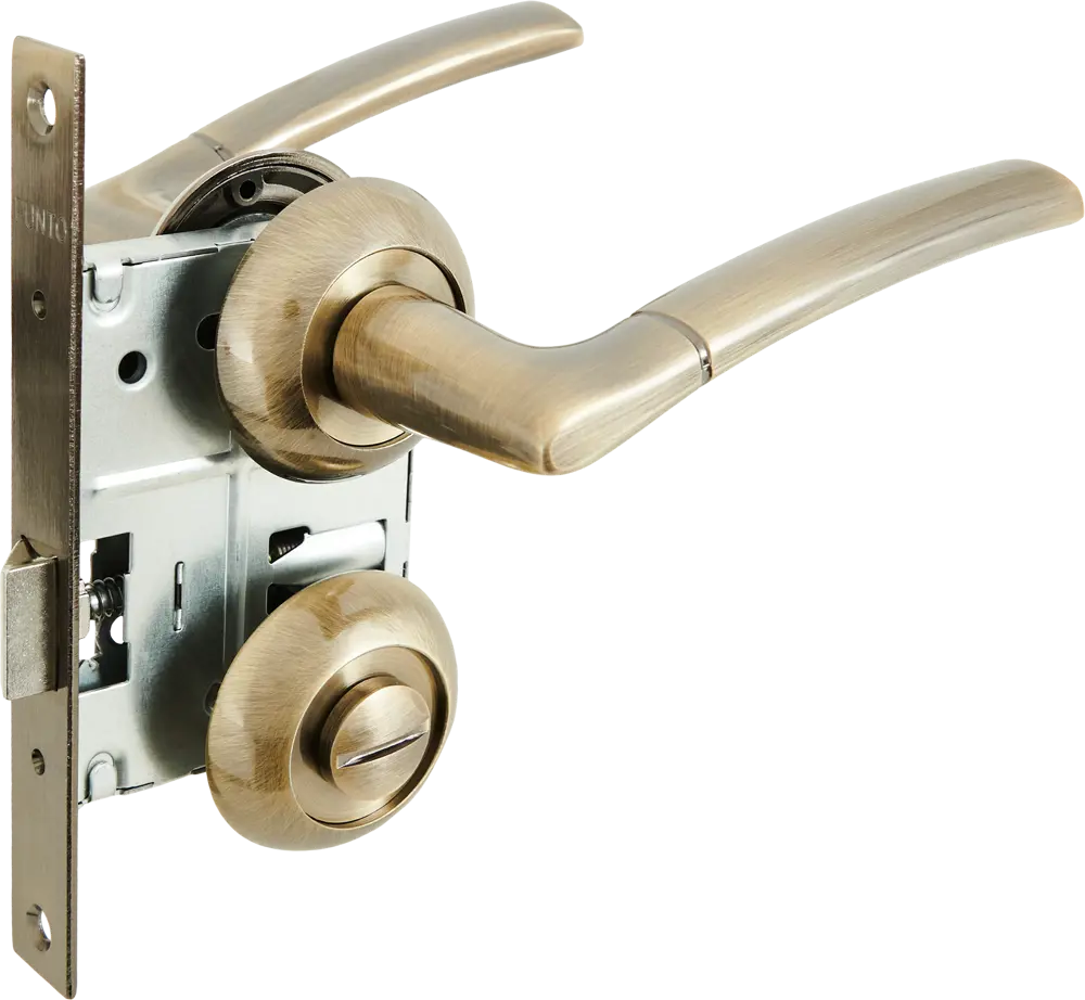 Дверные ручки PUNTO Ardea с механизмом запирания в элегантном бронзовом исполнении 85202164