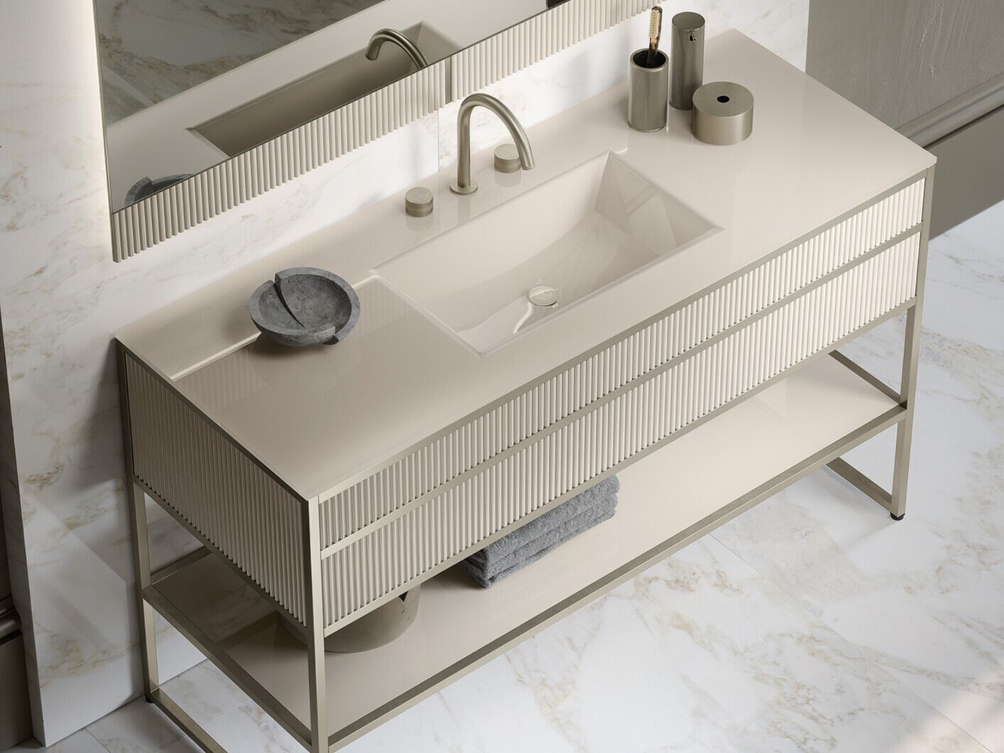 Полная мебель для ванной комнаты OASIS Академия ARCH-00062103 - Вид №1