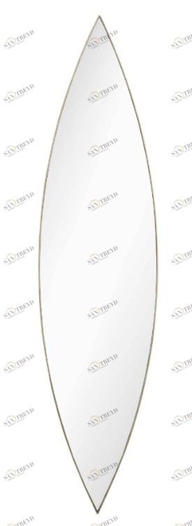 Зеркало настенное латунь Verona PUSHA ДИЗАЙНЕРСКИЕ 062635 Зеркальный 