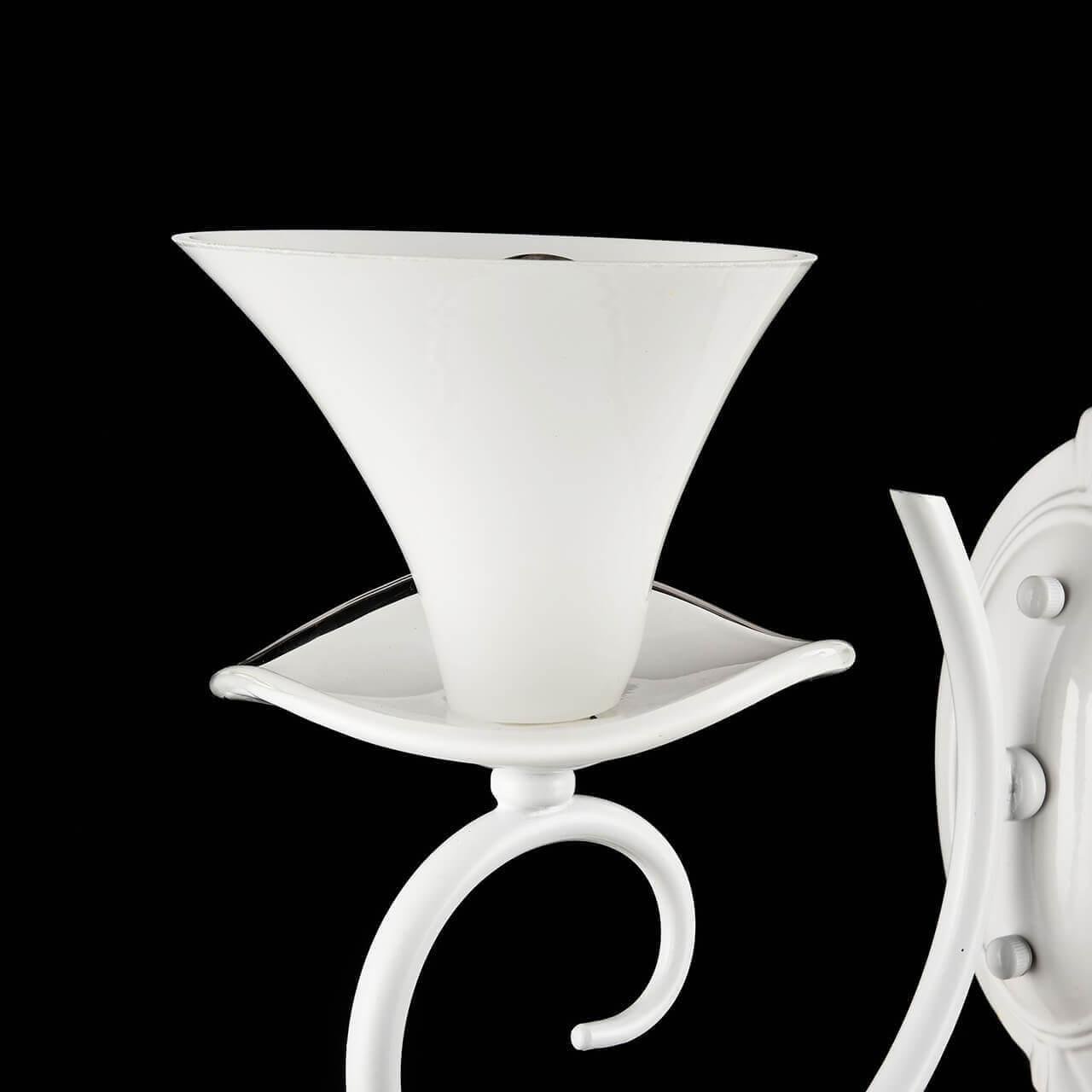 Бра настенное белое Freya Fabre FR2001-WL-01-W FREYA FABRE 00-3928218 Белый  - Вид №3