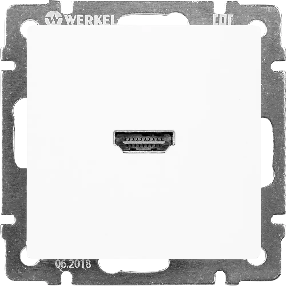 Встраиваемая HDMI розетка WERKEL для мультимедиа систем 81964429 Встраиваемые механизмы STLM-0015684