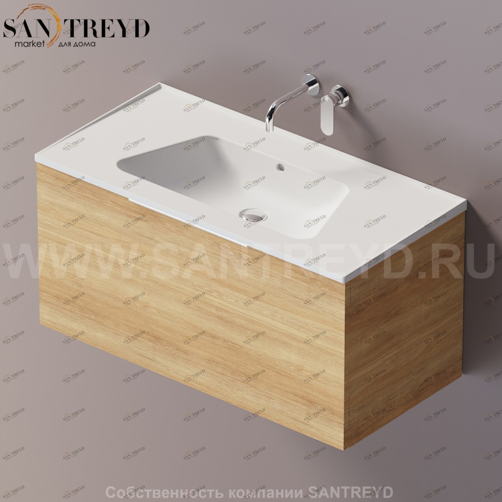 Flaminia BLOOM Тумба под раковину 105 см с 2 ящиками BBX835.WR Ceramica Flaminia