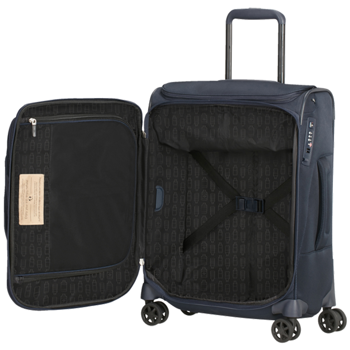 CN1-01005 Чемодан CN1*005 Spinner Top pocket 55 Samsonite Spark Sng Eco  - Вид №4