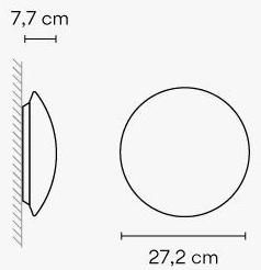 Vibia Настенный светильник из дутого стекла Puck sun-id-1468482 - Вид №4