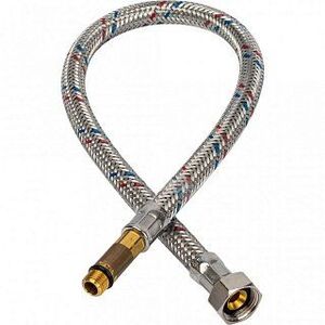 Гибкая подводка для воды M10 (35 мм) х 3/8 BP STOUT - 500 мм