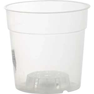 Горшок цветочный для орхидей Газонcity ø11.5 h10.8 см v0.74 л пластик прозрачный