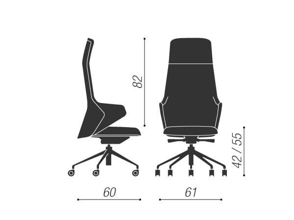 Офисное кресло руководителя Moschella Duet ARCH-00135040 - Вид №6