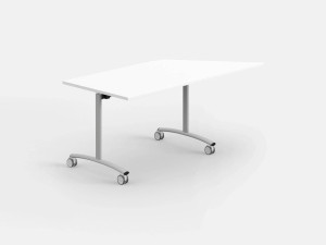 Стол для совещаний на колесиках с откидным верхом