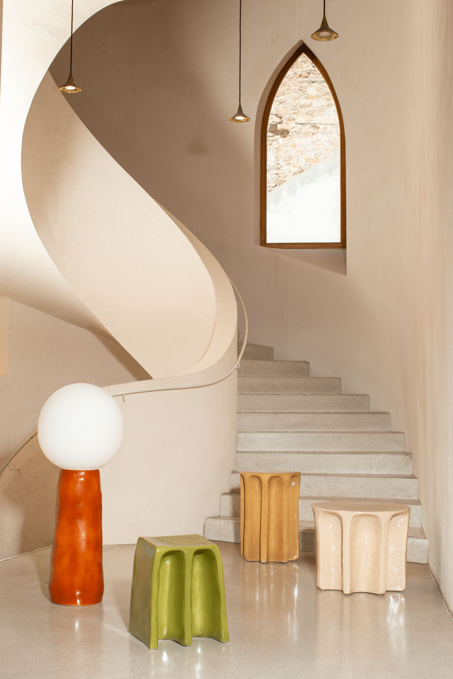 Круглый керамический журнальный столик pulpo Chouchou ARCH-00045925 - Вид №11