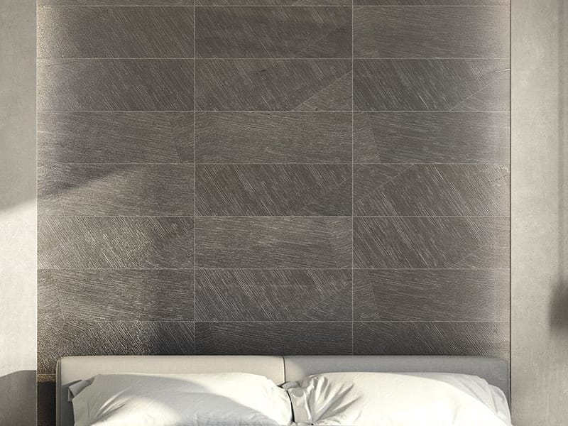 Антибактериальное напольное покрытие из керамогранита с эффектом камня Fiandre активный базальтовый камень ARCH-00067044