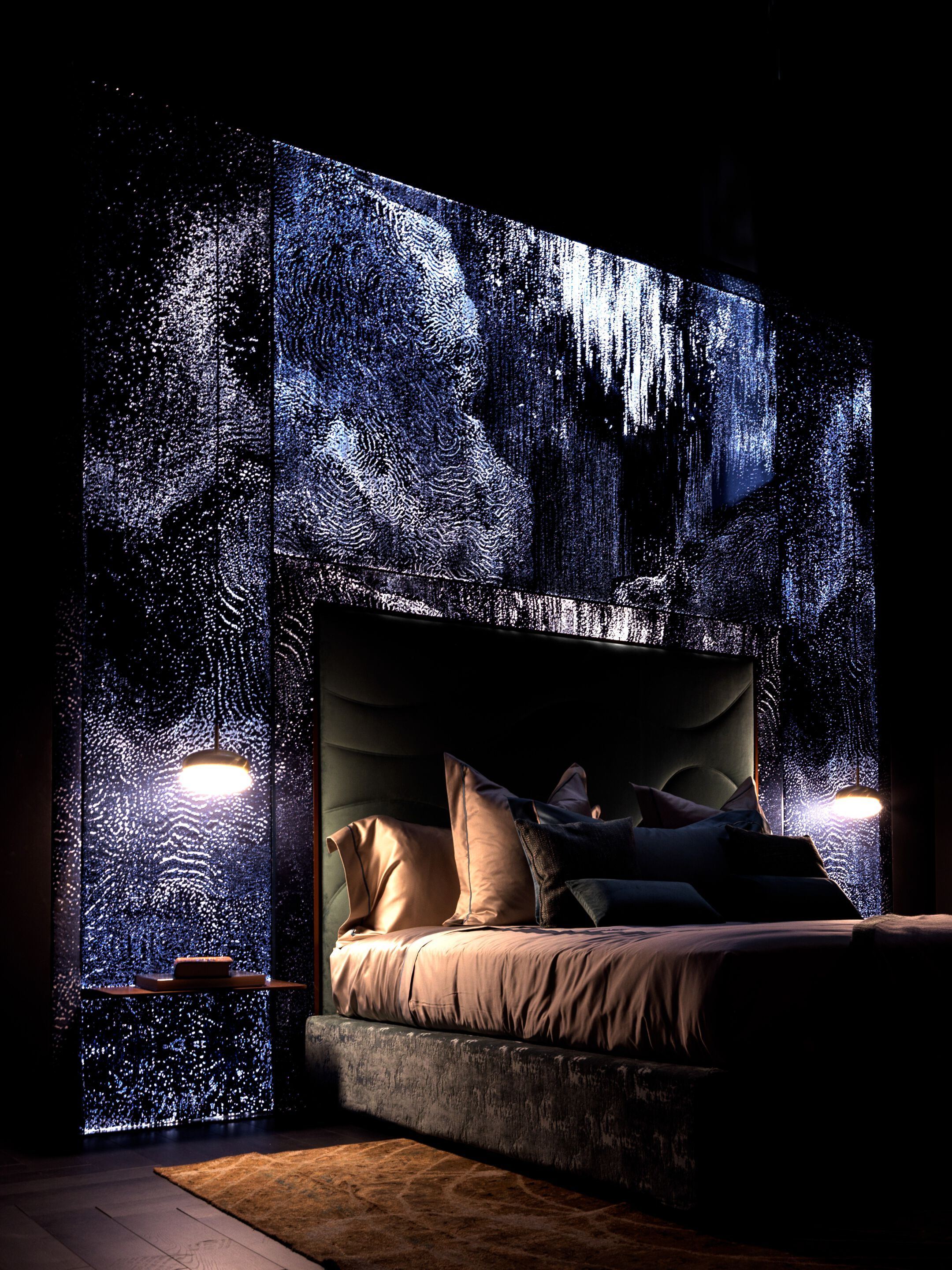 Изголовье из DreamLux® со встроенным освещением Testata letto ARCH-00061639 - Вид №1