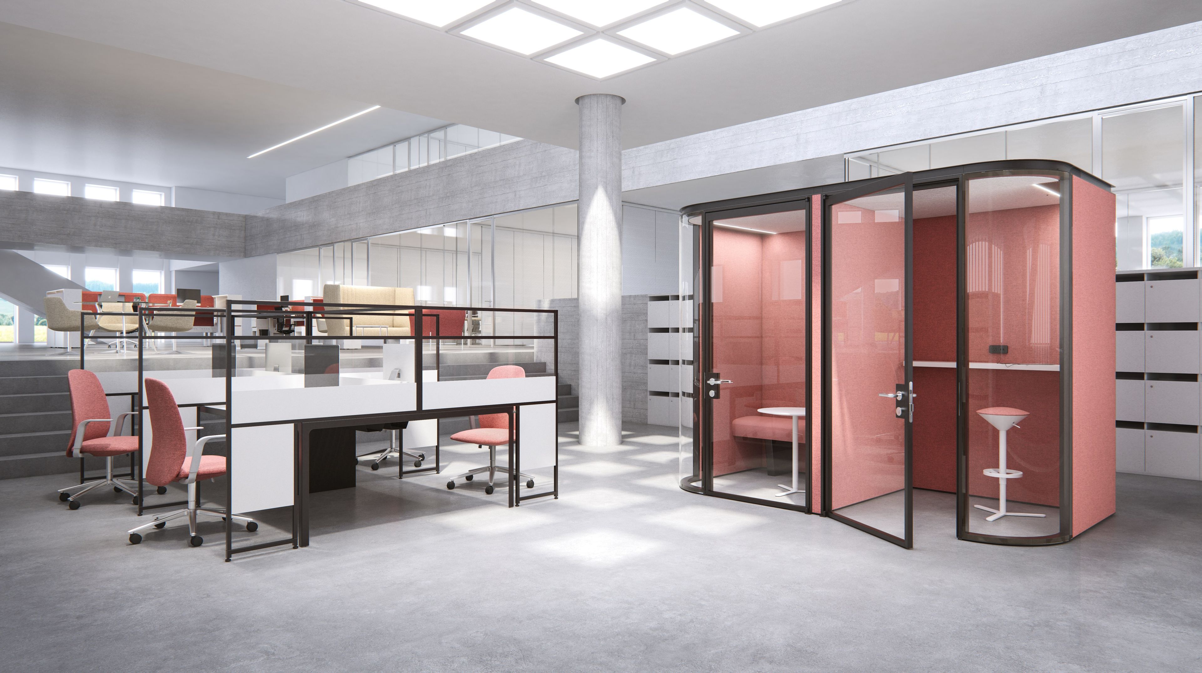 Одноместный акустическая офисная кабина ESTEL GROUP Collaborative Room ARCH-00130557 - Вид №1