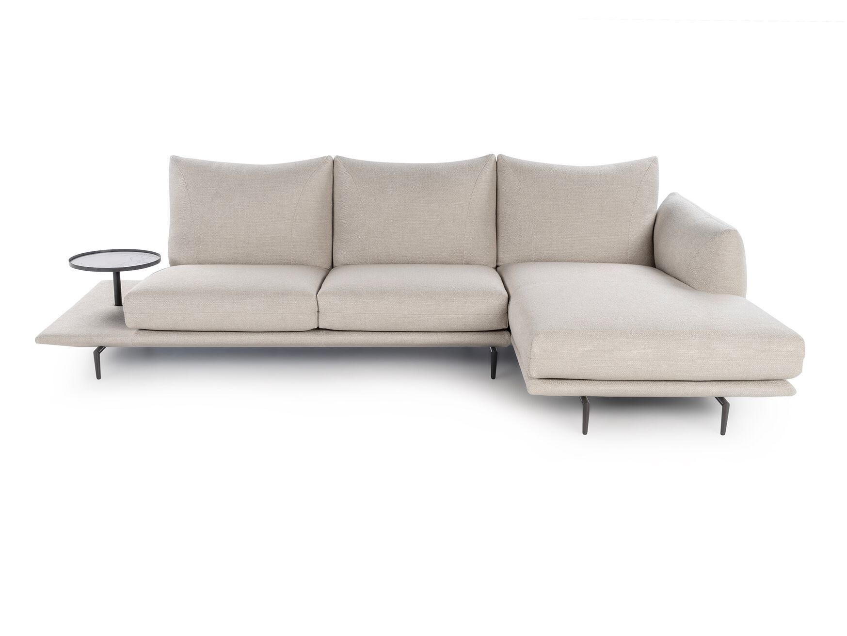 Модульный тканевый диван с полуостровом Calia Italia Superior ARCH-00143785