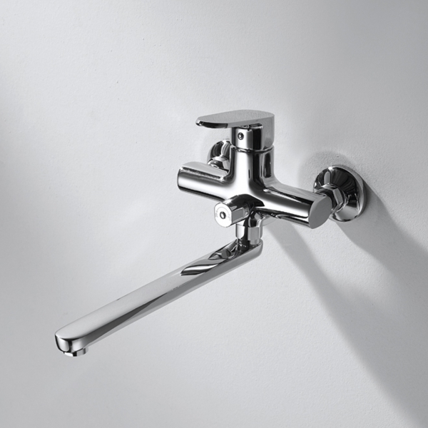 Смеситель для ванны излив 300 мм БЕЗ аксессуаров PURE F6105161C-01A bravat - Вид №1