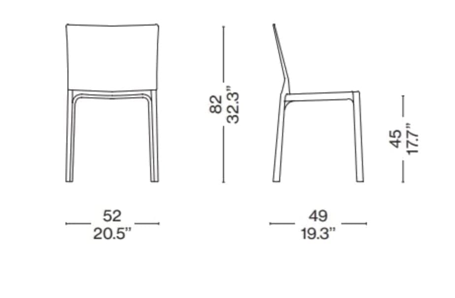 Кожаный стул In Stock Кассина ARCH-00003741