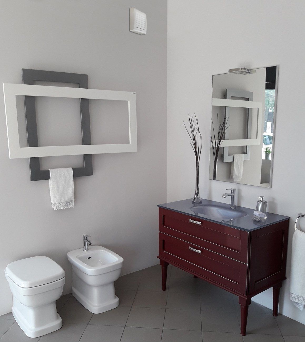 Спиральный вытяжной вентилятор с настенным демпфером First Corporation вентиляция ARCH-00094201 - Вид №2