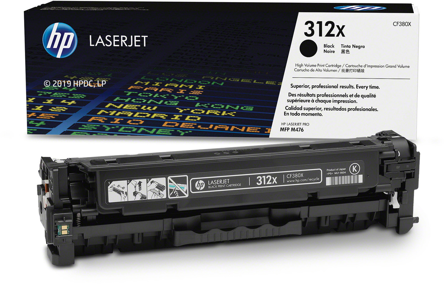 CF380X 312x high yield black toner cartridge HP Santreyd  - Вид №3