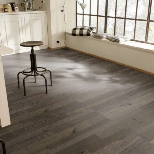 Паркетная доска Meister PС 400 Style Античный коричневый 8265 Дуб Рустик с брашью (Текстурированная) 2400х255 мм 2300200054 - Вид №3