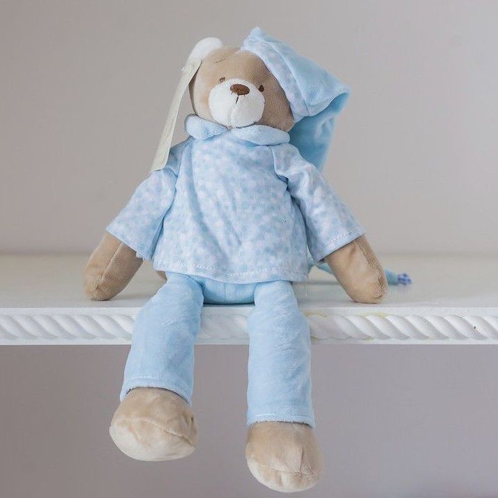 Мягкая игрушка для сна "Мишка с длинными ногами" голубой COMFORTBABY  351329 Голубой Santreyd  - Вид №1