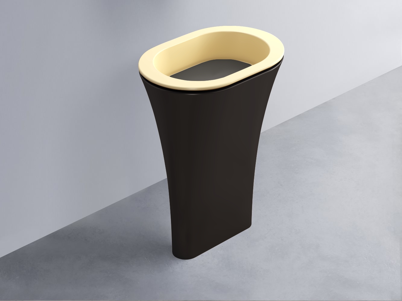 AMLA65-CN+AMPILO-FN+AMCOLO-LV Раковина Amedeo Ovale отдельностоящая cielo Enjoy + Amedeo Ceramica Cielo