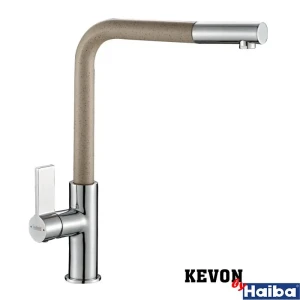 92053641 Смеситель для кухни Kevon KV11162-14 поворотный излив 29.4 см цвет бежевый STLM-1482882