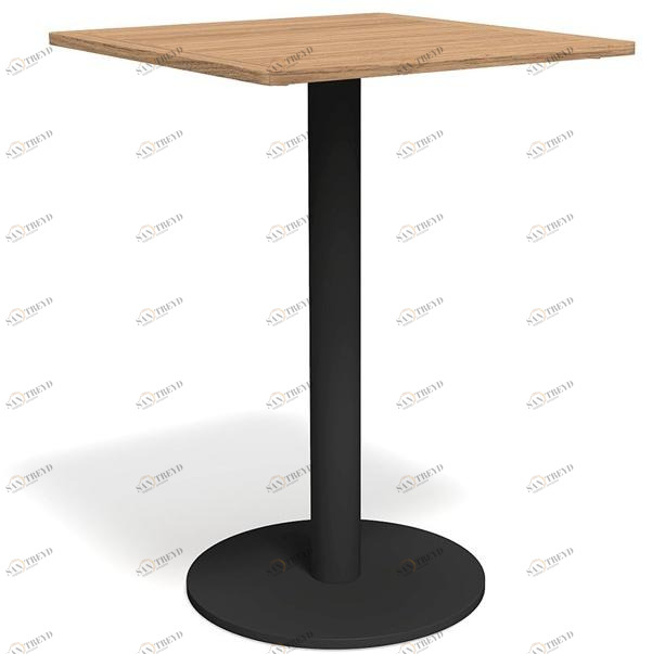 RODA Высокий квадратный стол из тика Stem sun-id-1509151