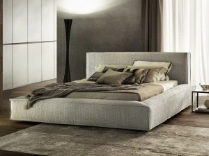 OLIVIERI Мягкая кровать со съемным чехлом из ткани