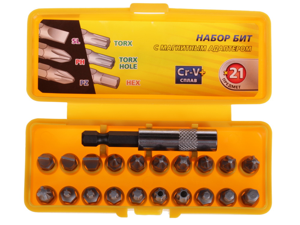 Набор бит STAYER PROFESSIONAL 2-26087-H21 6615629 STDN-0098566 - Вид №3