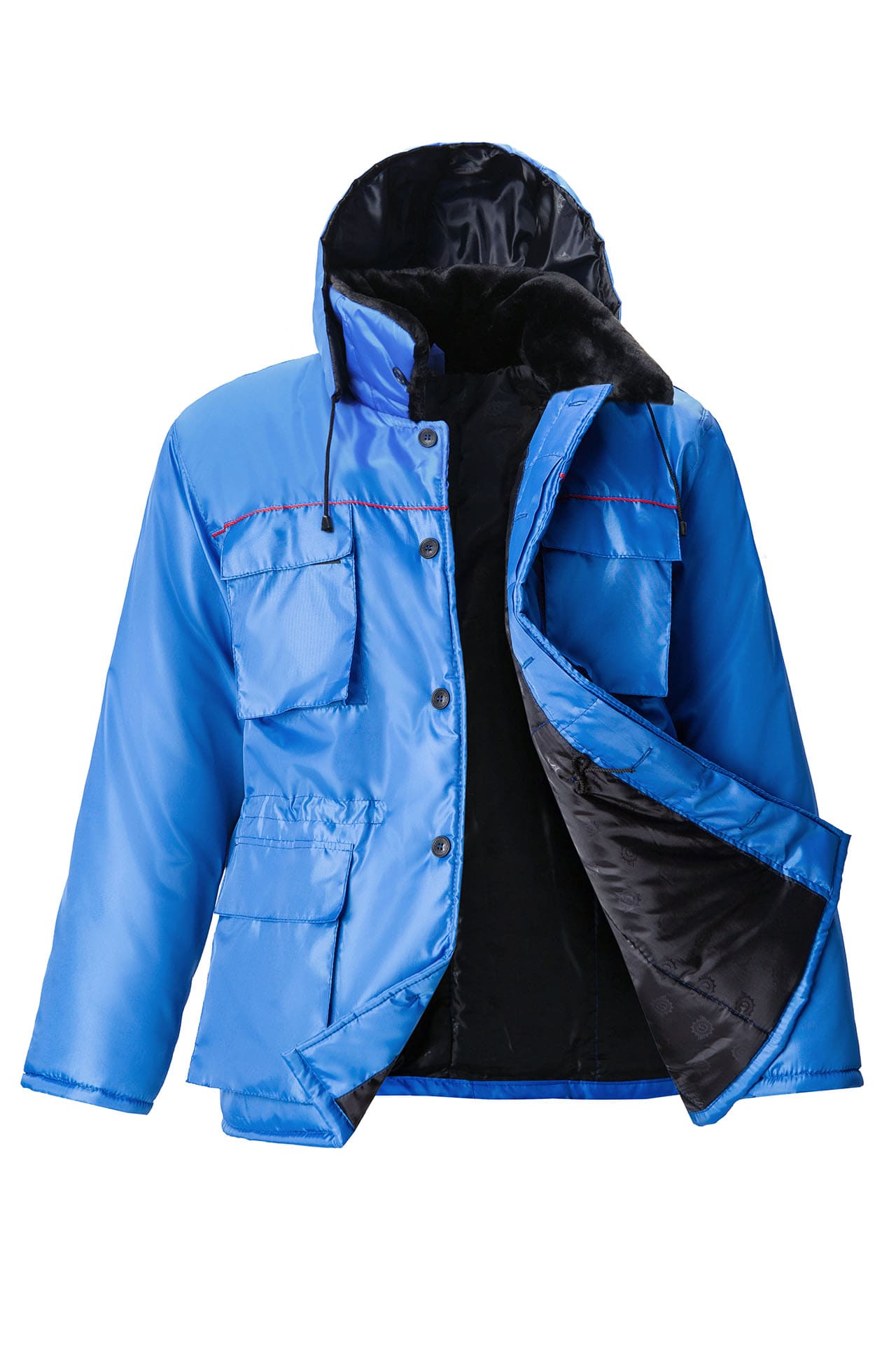 63742 Костюм "Эксперт-К" зимний ткань "Оксфорд" василек  Зимняя спецодежда  размер 48-50/170-176  - Вид №4