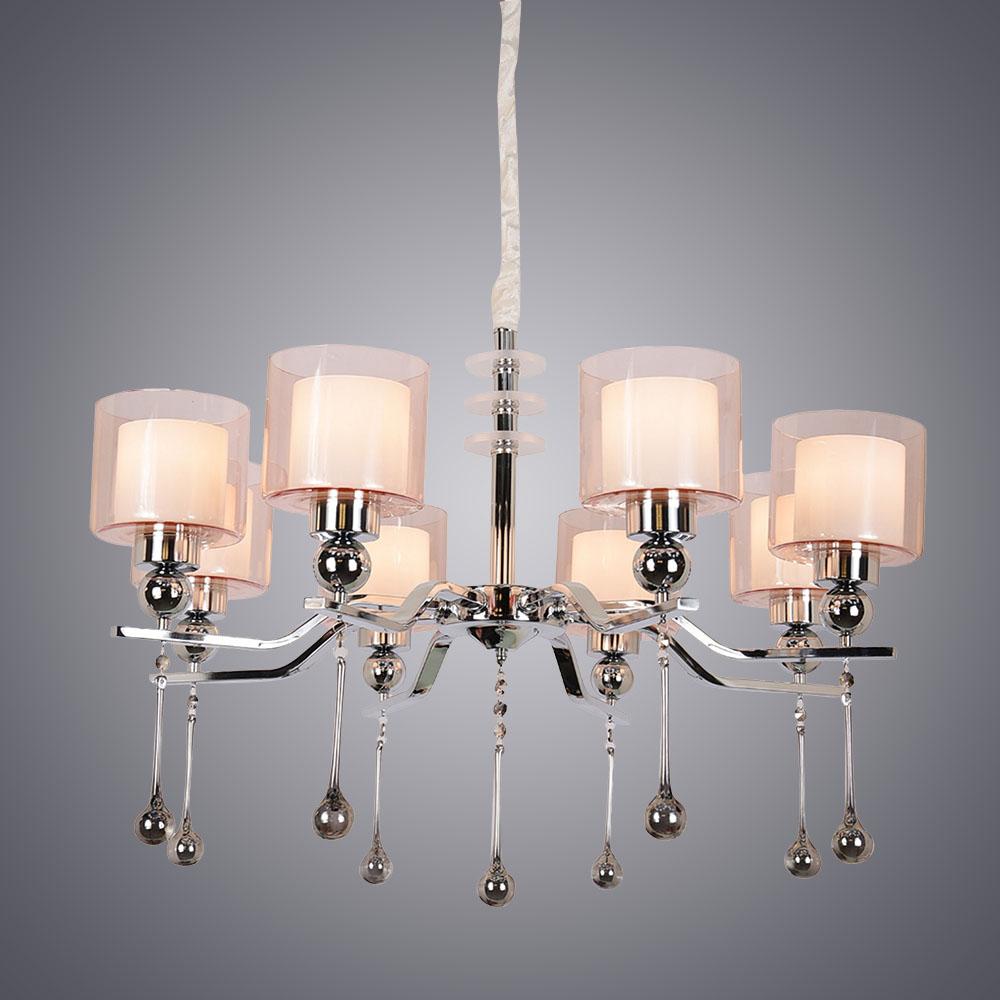 Подвесная люстра Omnilux Giarre OML-56003-08 OMNILUX ДИЗАЙНЕРСКИЕ, GIARRE 279729 Белый  - Вид №1