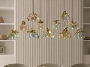 Металлический светодиодный подвесной светильник