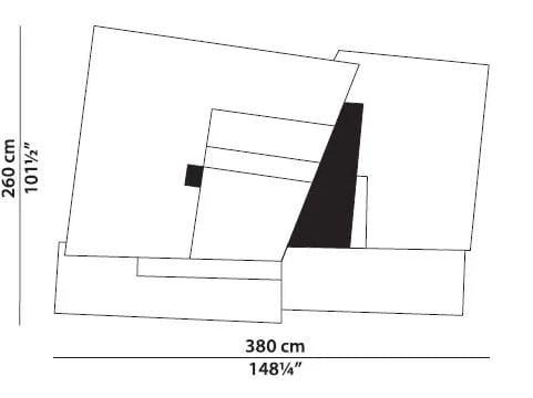 Ковер ручной работы с геометрическим рисунком Baxter Himani ARCH-00054247 - Вид №5