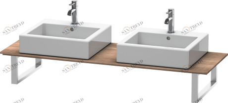 XL015C07373 X-Large Консоль для накладных раковин и встраиваемых умывальников Тичинская вишня Duravit