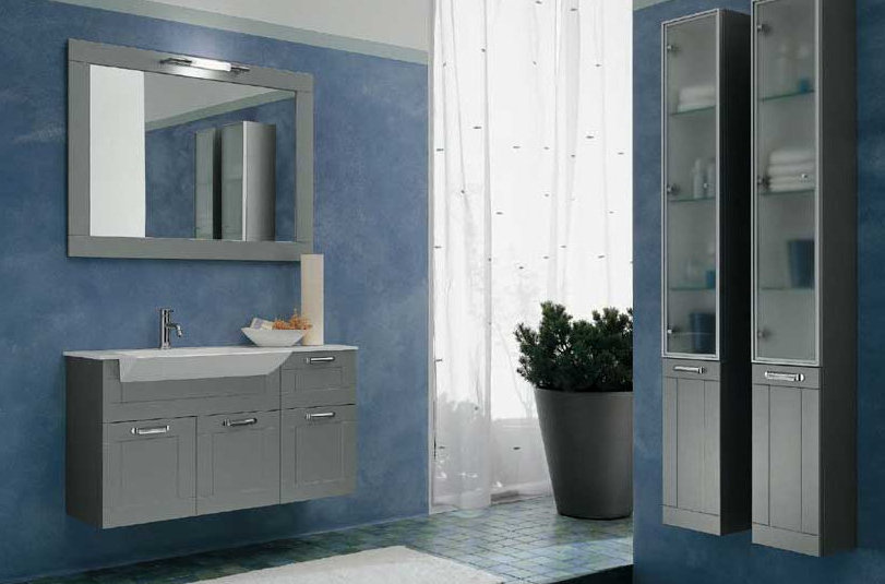 GA23 GARDENIA Комплект мебели для ванной комнаты 105 см ARDECO Ardeco S. R. L 42688 - Вид №1