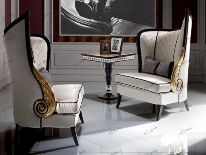 Rozzoni Мягкое кресло из ткани с высокой спинкой Paris sun-id-1413546