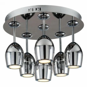 Дизайнерская потолочная светодиодная люстра Spot Light Merlot 1194668 хром SPOT LIGHT ДИЗАЙНЕРСКИЕ, MERLOT 109015 Хром