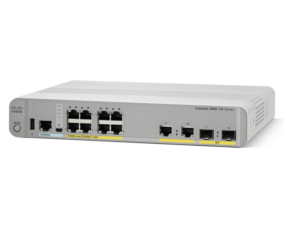 WS-C2960CX-8TC-L catalyst 2960-cx 8 port data lan base Cisco Santreyd  - Вид №1
