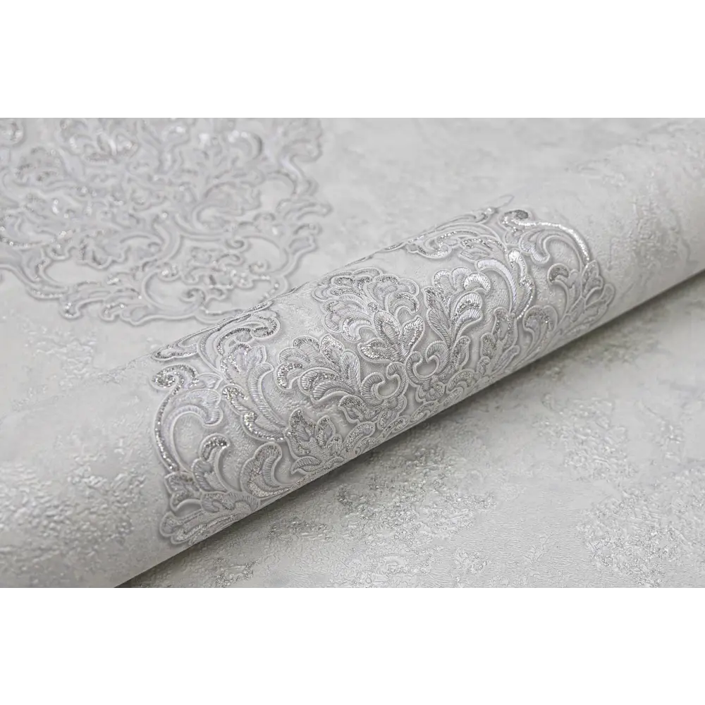 Обои флизелиновые Wallsecret Monarch белые 1.06 м 8771-10 STLM-2034315 - Вид №3