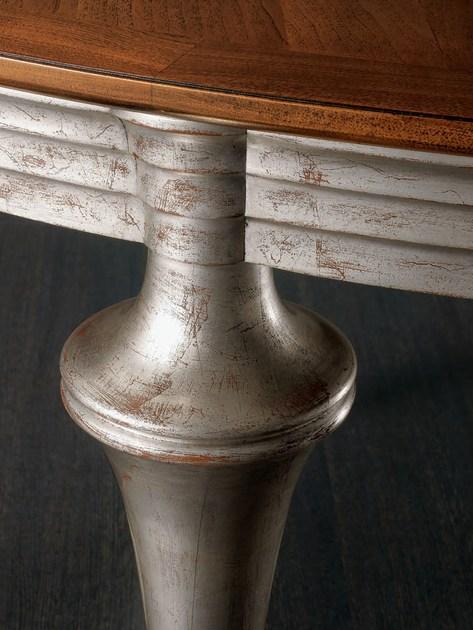 Cantiero Стол овальный раздвижной сусальное серебро Étoile day El009/ar - Вид №3